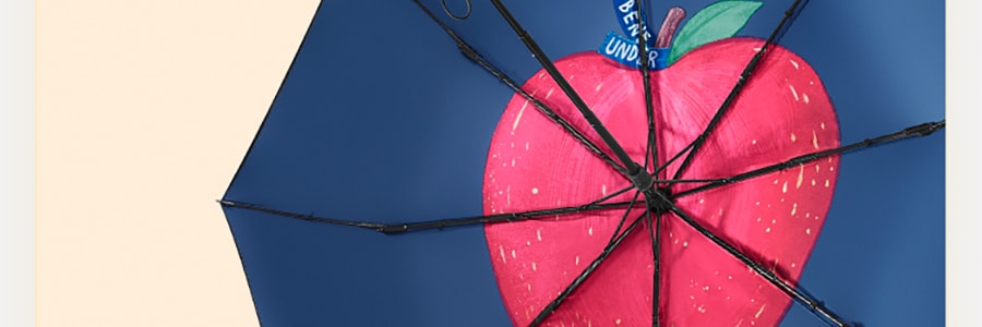 BENEUNDER蕉下 果趣系列 三折防紫外线晴雨伞 桃子