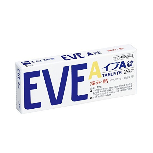 [日本直邮] 日本EVE 止痛片 24片*2盒装