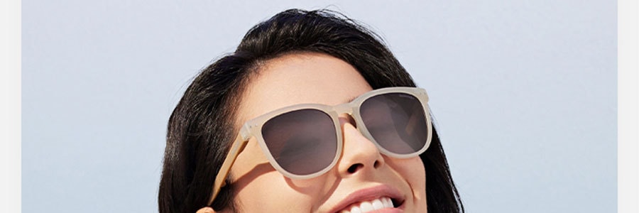 BENEUNDER蕉下 昼望系列 超轻便携可折叠太阳眼镜 墨镜 男女款 秋纱茶