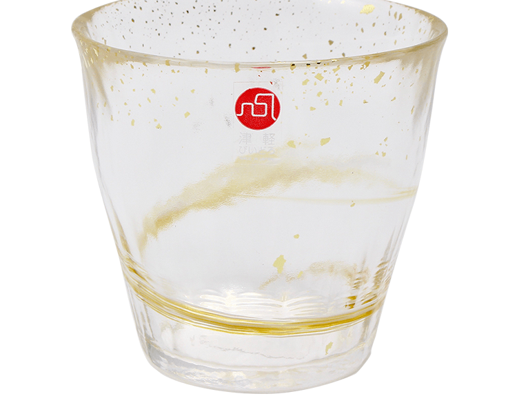 ISHIZUKA GLASS 石塚硝子||津轻 金色点缀酒杯||麦 300ml