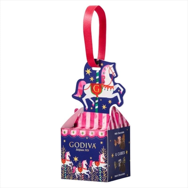 【日本直邮】日本 名店 高级巧克力 GODIVA 人气礼品 2024年圣诞限定 小熊玩偶巧克力 2枚入