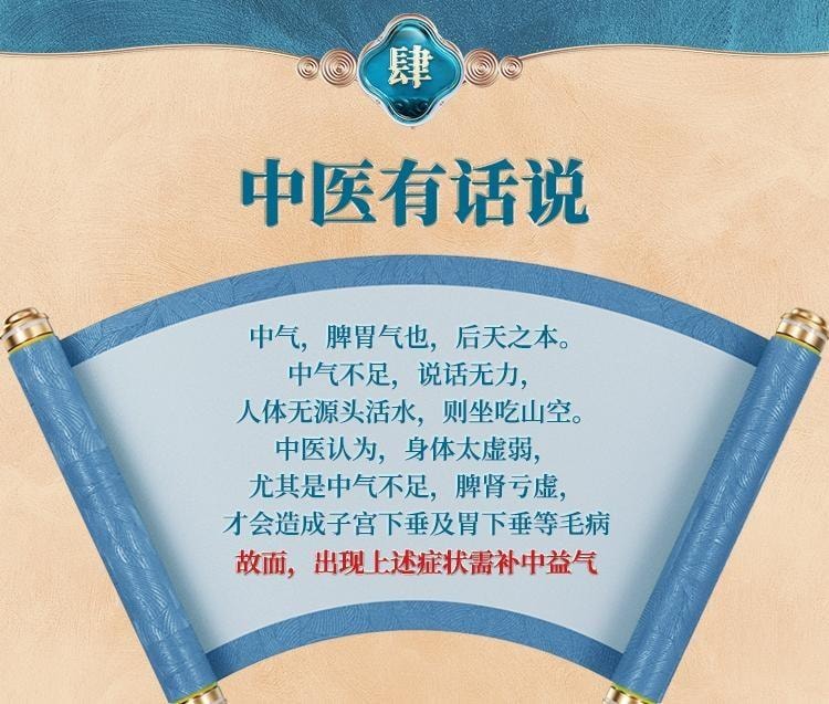 【中国直邮】 九芝堂 补中益气丸 适用于内脏下垂肠胃脾胃调理气虚补气消化不良 360丸/盒