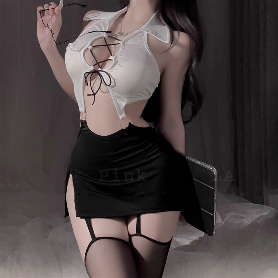 【PinklemonLA】 性感秘书OL制服 角色扮演 情趣内衣