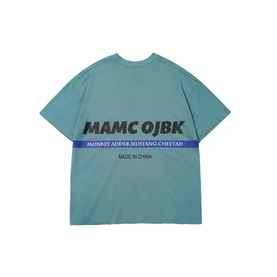 MAMC 18SS “OJBK” 马赛克手势国潮短袖 绿 S码