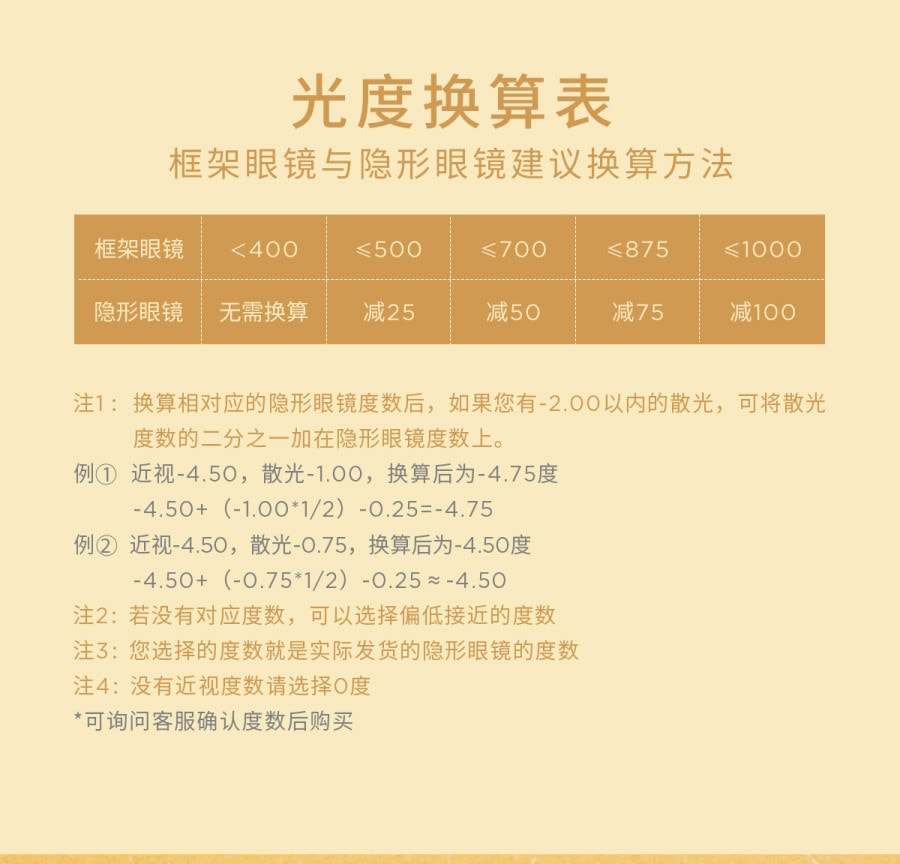 【中國直郵】moody美瞳半年拋 甜心系列 蘇打氣泡1片裝 (半年拋為1片裝為滿足雙眼佩戴請拍2盒) -4.75(475)