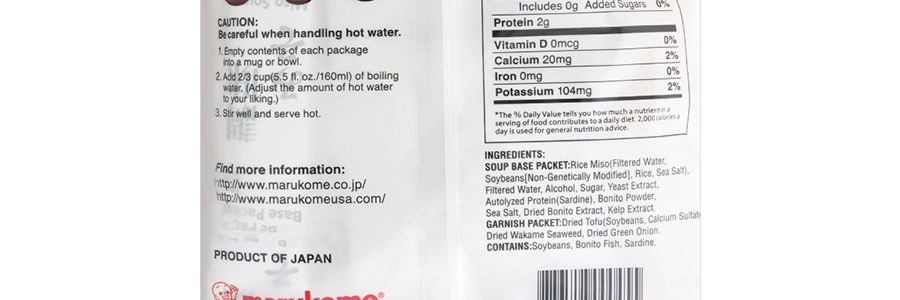 日本MARUKOME 豆腐味噌湯料 152g