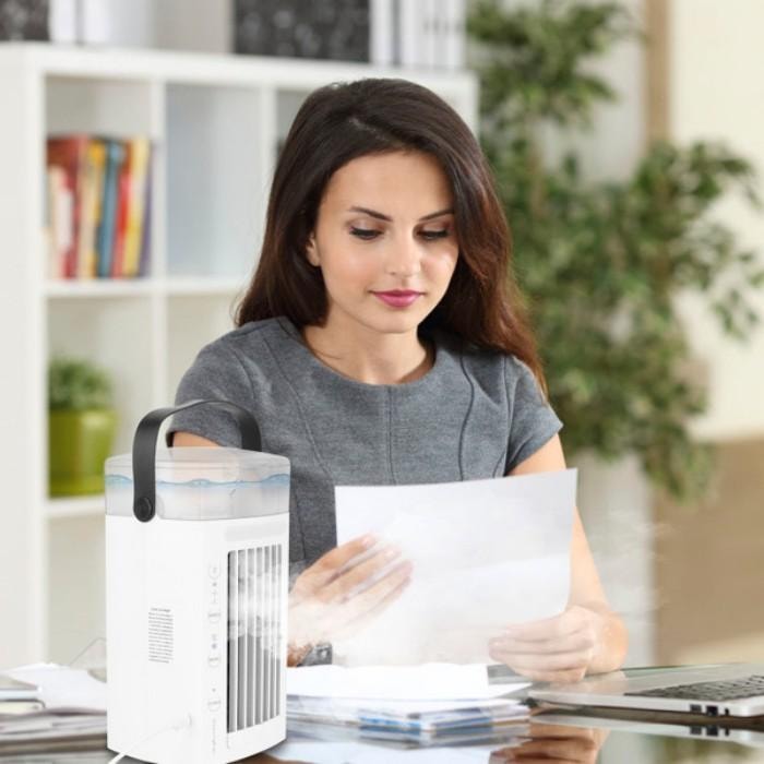 【美国直邮】 美国 法提娜 便携式空调 1个 ​冰水喷射3秒体感降7℃​ 球型摆风