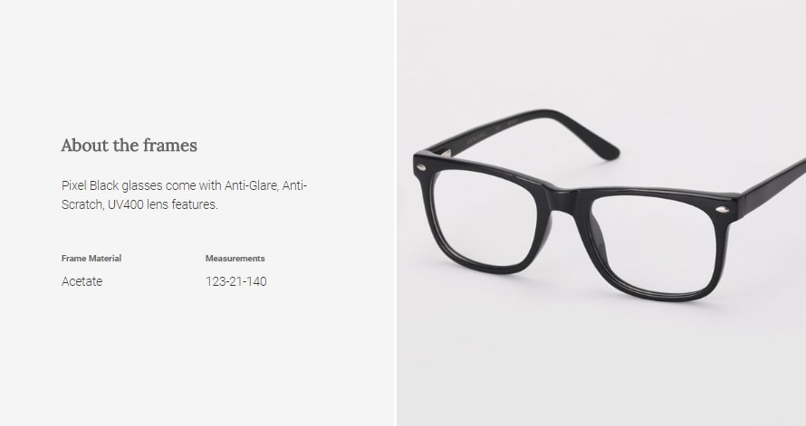 Digital Protection Glasses: Pixel - Black (DL75013 C1)