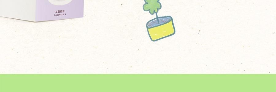 QILI其裡 車用香氛 清冷花香調 矽膠背夾易安裝 霧與蓮 3g*2