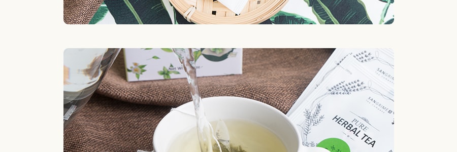 韩国JAYONE SANGRIME 三角茶包系列  绿茶 10包入 10g