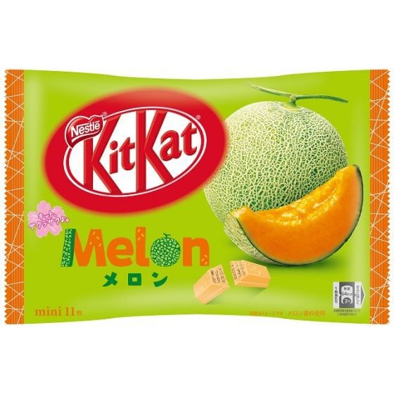 【日本直邮】日本购 KIT KAT 季节限定 哈密瓜巧克力口味威化 11枚
