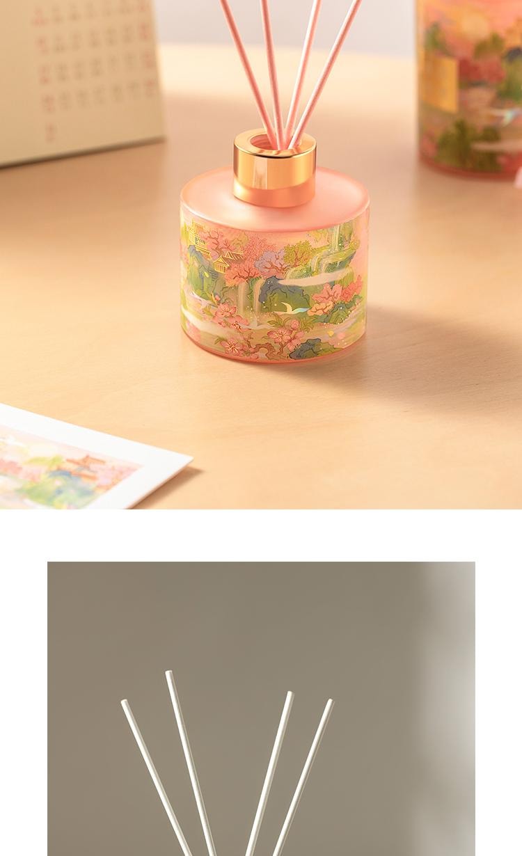 【中国直邮】 故宫淘宝 无火香薰礼盒 故宫文创  空山新雨  一盒装【无火香薰100ml 精美卡片+精美礼盒】