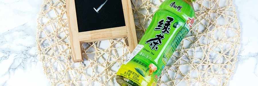 康師傅 綠茶 低糖版 蜂蜜茉莉口味 500ml 【新舊包裝隨機發】