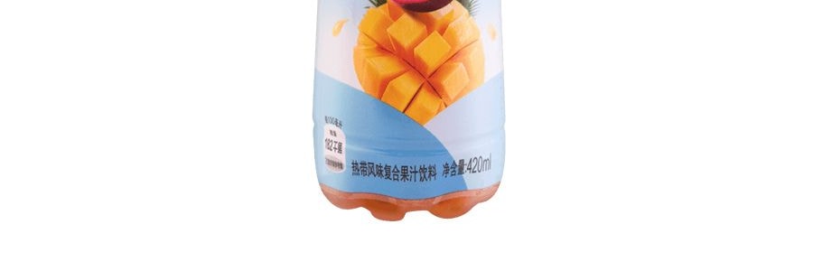 美汁源 熱帶果粒 熱帶風味複合果汁飲料 450ml