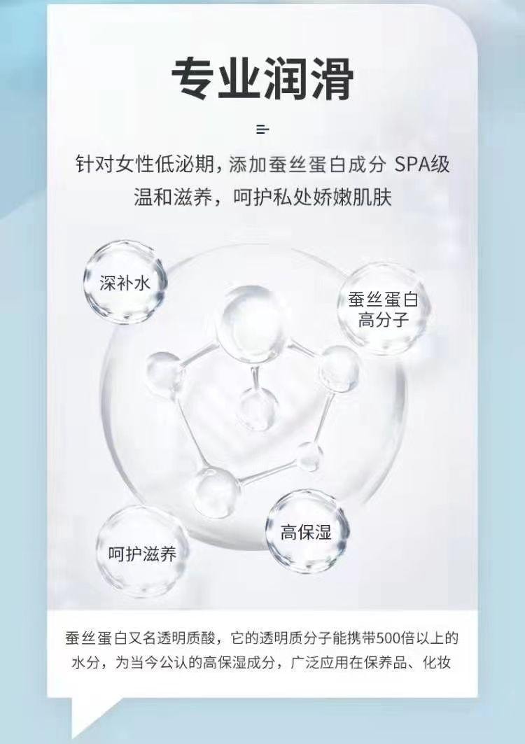 【中國直郵】 川井 滋養絲素蛋白潤滑液8ml/袋 便攜式人體潤滑劑成人情趣用品