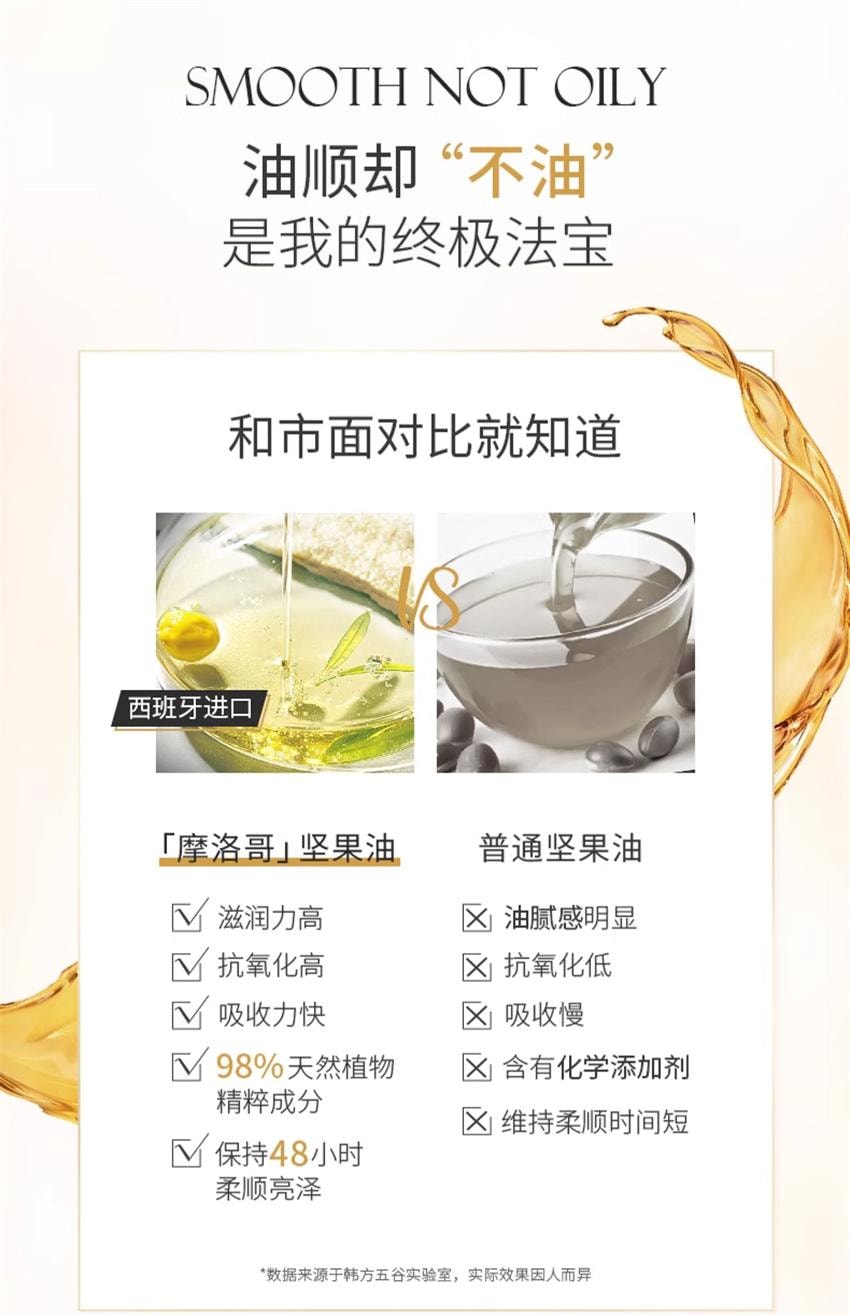 【中國直郵】 韓方五穀 茉莉白茶香護髮精油 防毛躁柔順劑補水乾枯順滑燙染受損持久留香 110ml/瓶