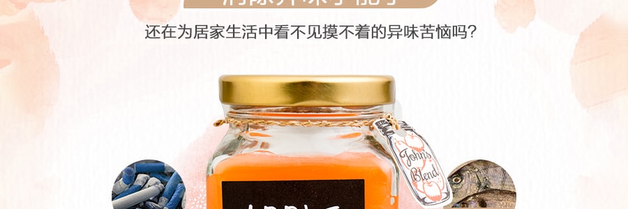 日本JOHN'S BLEND 空气清新香氛膏 苹果梨香 135g