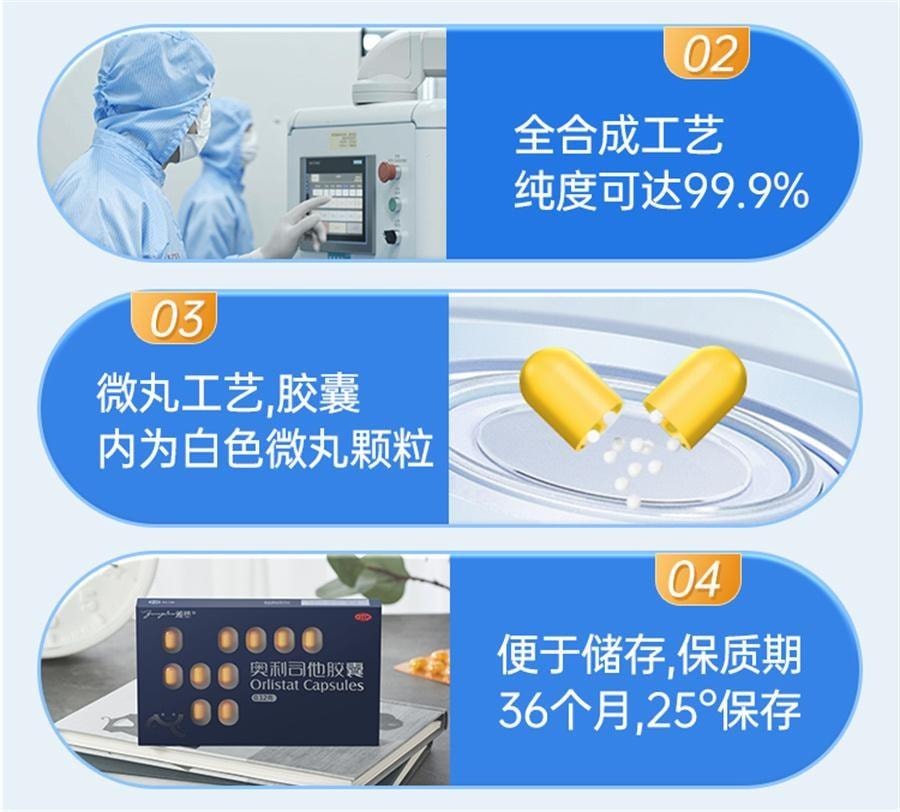 【中國直郵】 雅塑 奧利司他膠囊 減肥排油燃脂瘦身減脂暴瘦神器 18粒*3盒