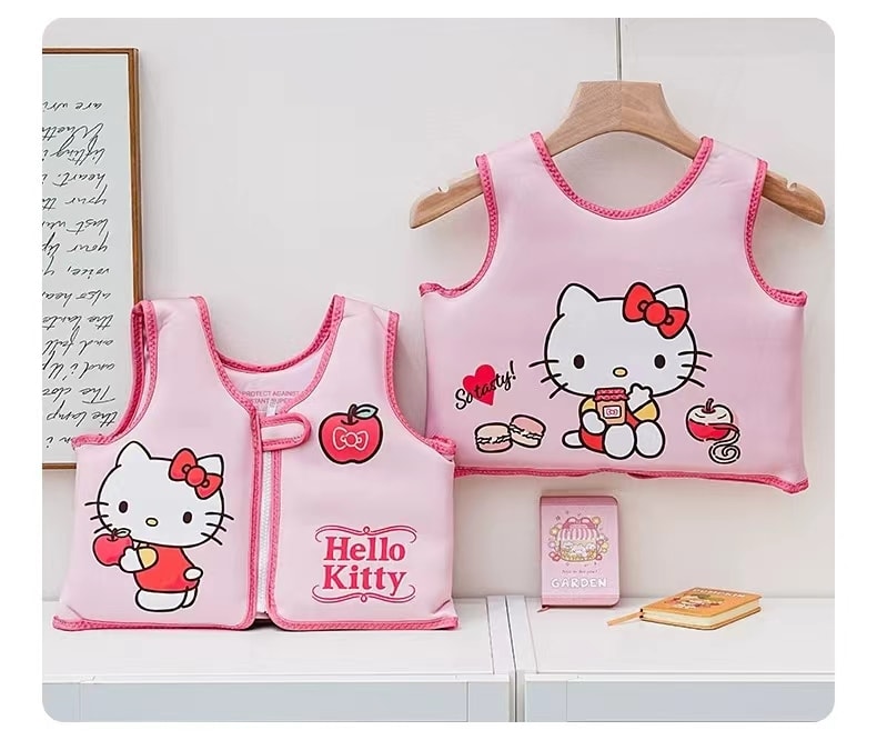 【中国直邮】SANRIO 三丽鸥 儿童免充气浮力背心游泳救生衣-库洛米 1件|*预计到达时间3-4周