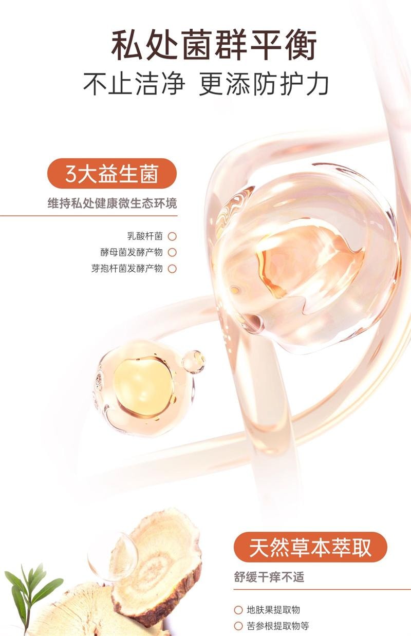 【中国直邮】 袋鼠妈妈 私处护理液止痒去异味清洁私密部处女抑菌乳酸菌护理洗液 250g