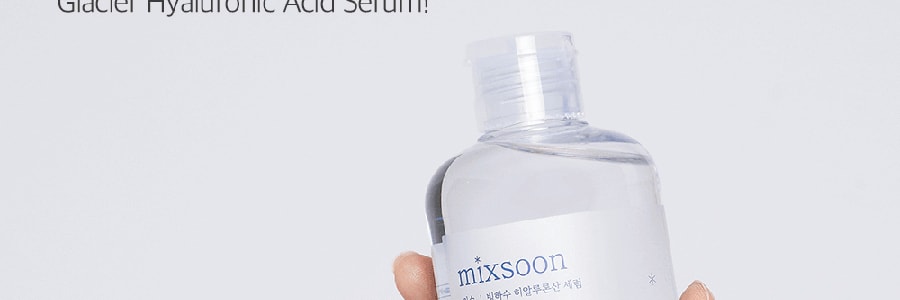 韓國MIXSOON純 冰河水玻尿酸精華爽膚水 彈性補水 保濕滋潤 300ml 敏感肌膚可用