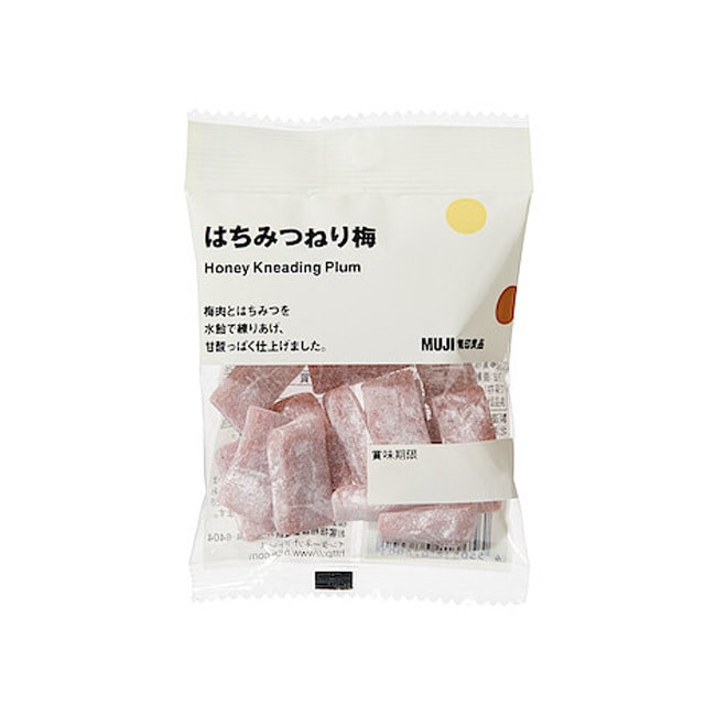 【日本直郵】MUJI無印良品 蜂蜜開胃梅片 33g