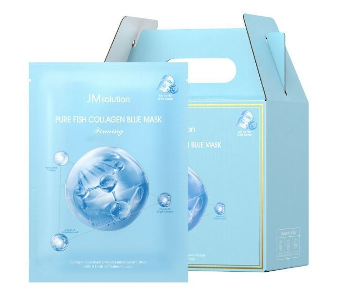 韓國 JMSOLUTION 肌司研年輕膠原蛋白面膜緊緻 #藍色 保濕補水 1 Sheet