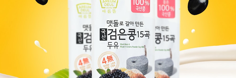 韩国AREUM DEUL 15种混合谷类黑豆奶 180ml