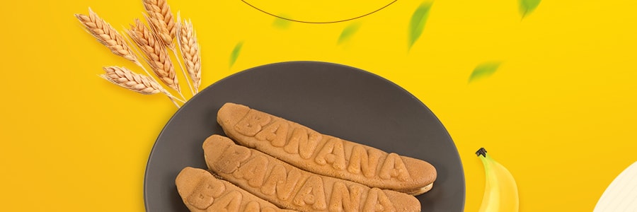 日本ES TRUST 香蕉夾心銅鑼燒 136g