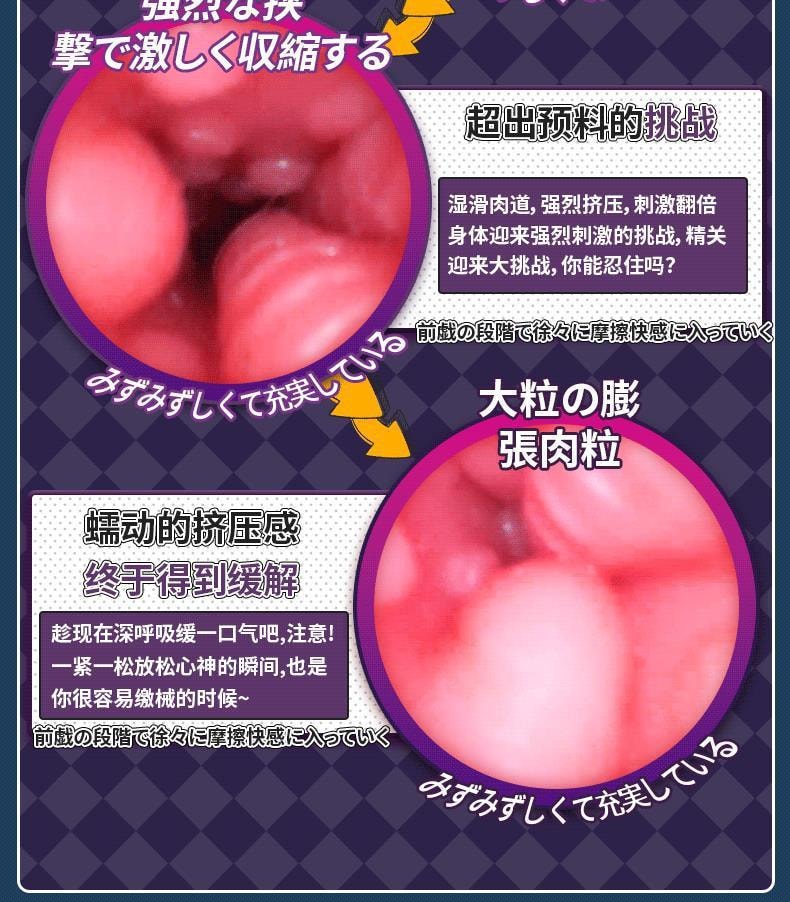 【中國直郵】 正大 二女兒男用名器深田悠美倒模飛機杯310g/盒成人情趣性用品