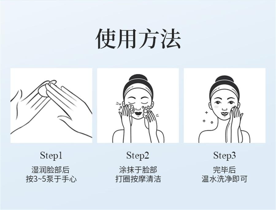 【中国直邮】 华美科 医用面部护理敷料 洗面奶深层清洁收缩毛孔去非祛痘印男女士修复淡化120g/瓶