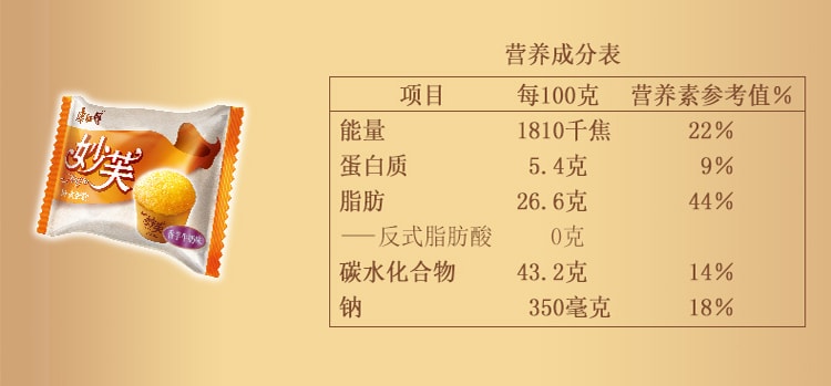 康师傅 妙芙欧式蛋糕 香芋牛奶味 192g X 2盒