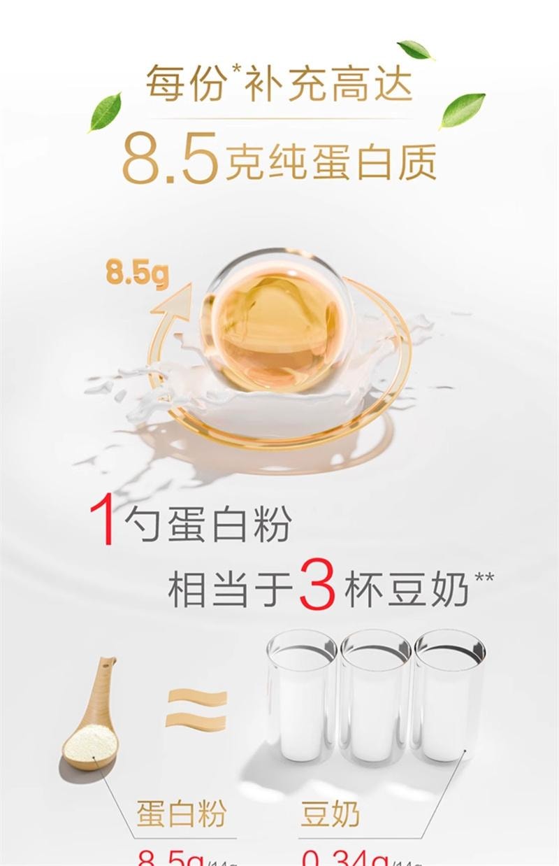 【中国直邮】  汤臣倍健 植物蛋白质粉大豆豌豆蛋白粉600g成人男女健康营养