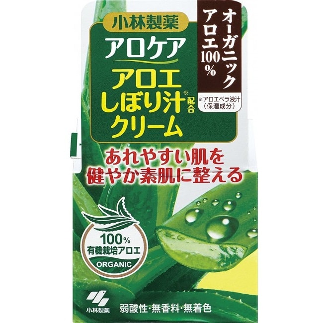 日本KOBAYASHI小林製藥 蘆薈精華霜 玻尿酸膠原蛋白蘆薈汁彈性補水 50g