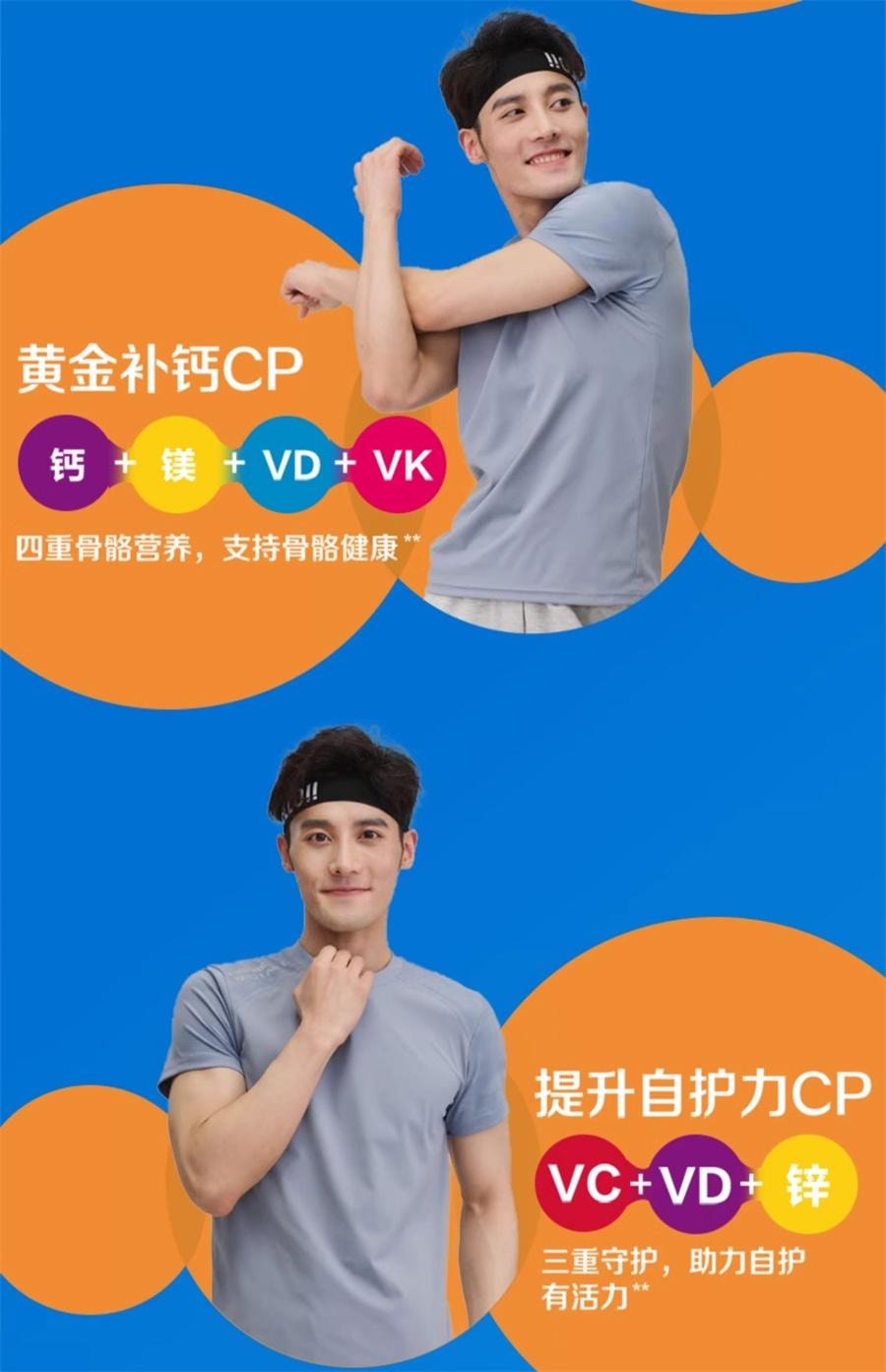 【中国直邮】德国 Centrum 男士复合维生素c多种矿物质男性免疫营养品 120粒/罐