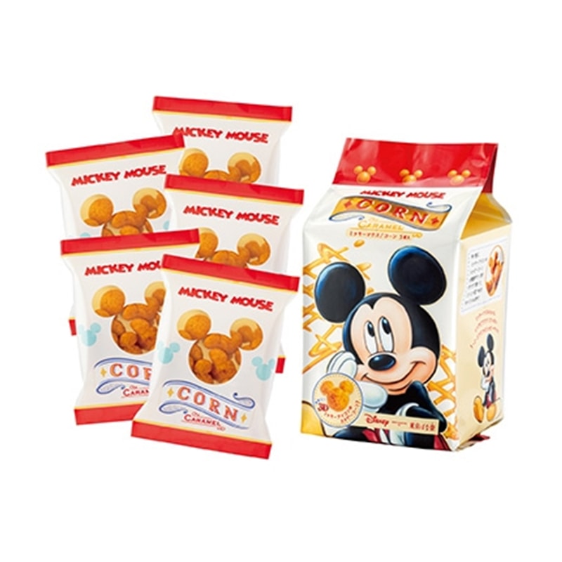 【日本直郵】日本東京香蕉 東京香蕉×迪士尼米奇 3D米奇型焦糖爆米花5包裝