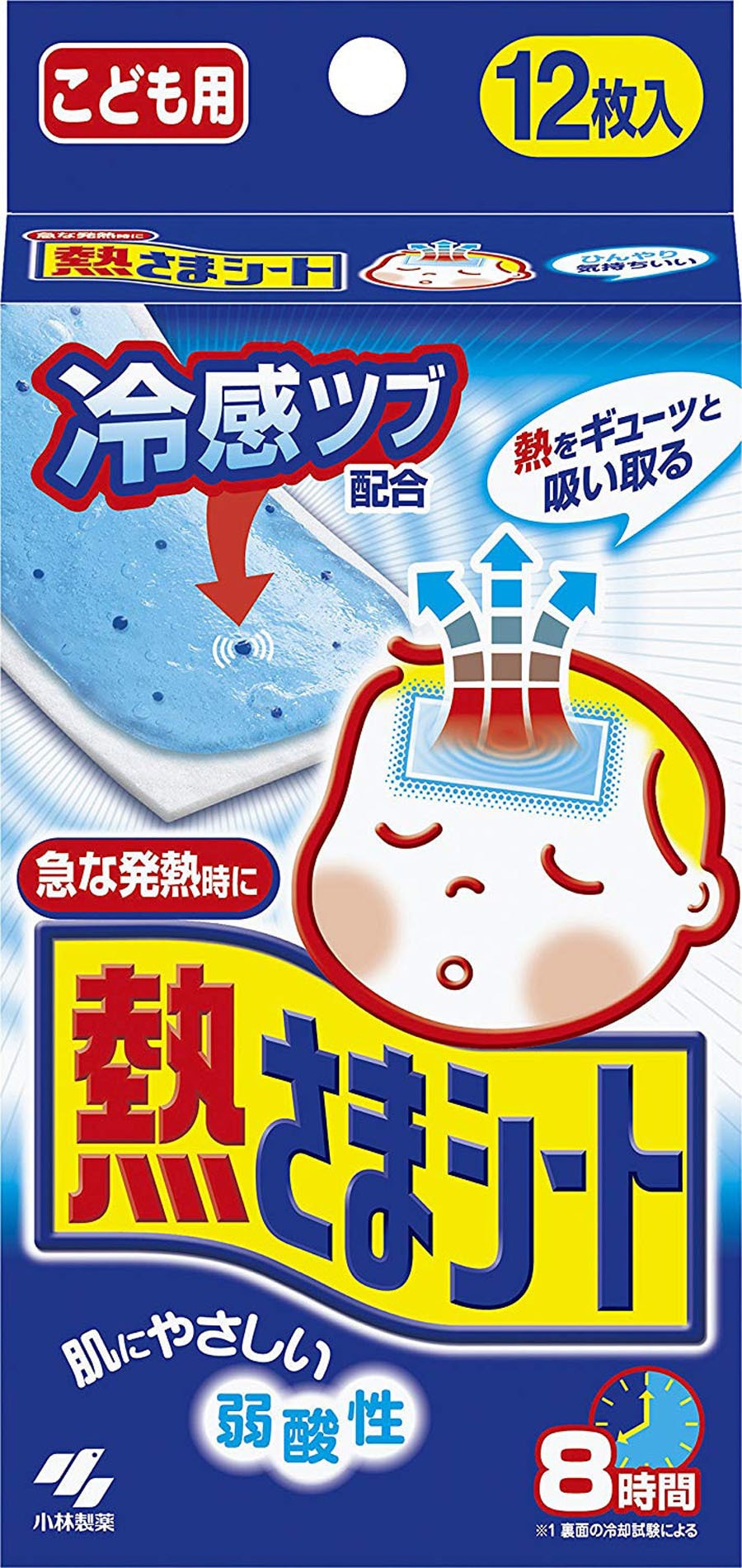 Child fever stickers Cooling stickers 12 tablets