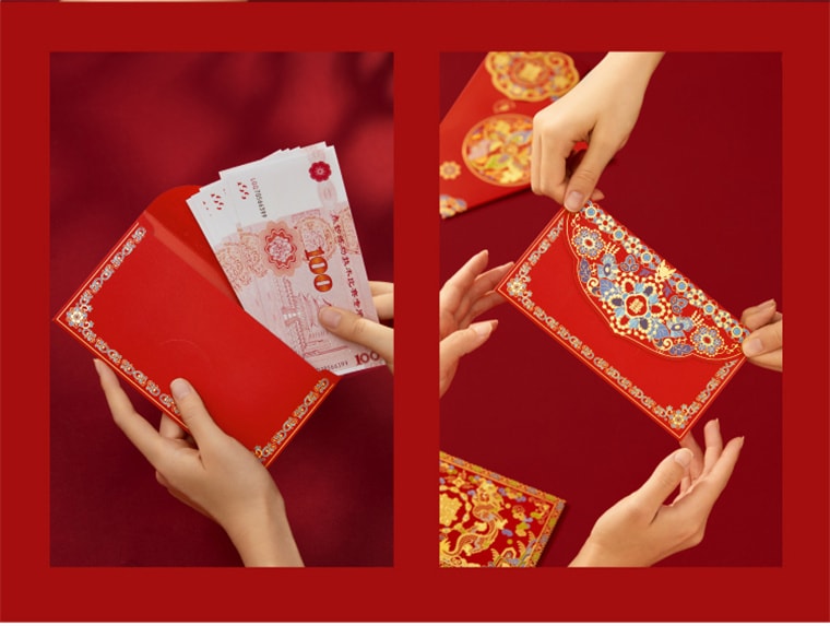 【中国直邮】故宫淘宝 故宫婚庆千元红包 结婚专用 婚礼喜字利是 封新婚喜包 铜版纸材质/厚实平整/烫金点缀/免贴插口/方便拆装/印刷精细- 永结同心 1份*|预计到达时间3-4周