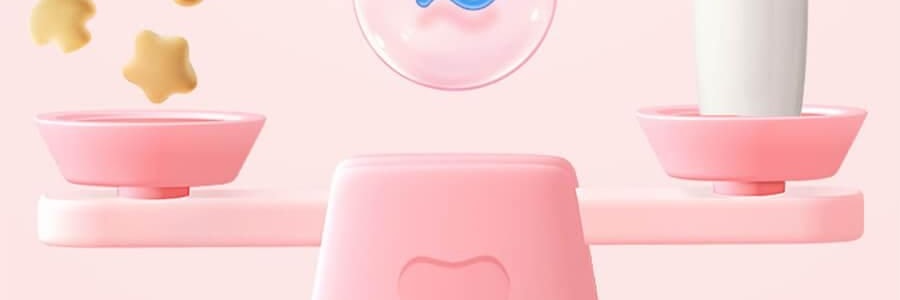 小鹿蓝蓝 高钙牛奶小软饼 儿童零食小饼干 198g