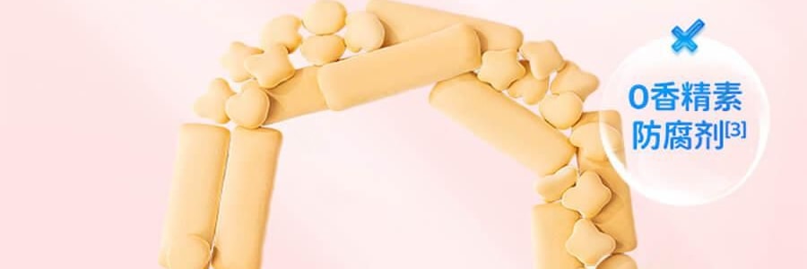 小鹿蓝蓝 高钙牛奶小软饼 儿童零食小饼干 198g