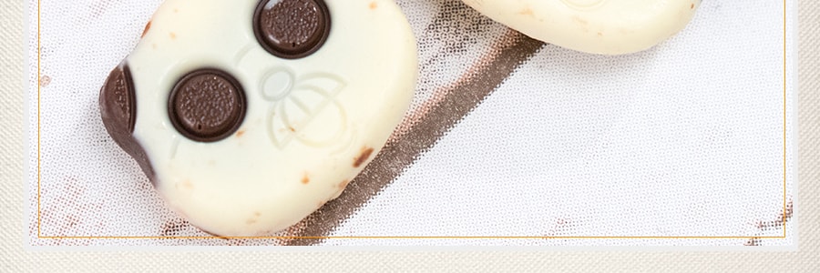 日本KABAYA 巧克力夾心熊貓餅乾 6包入 102g