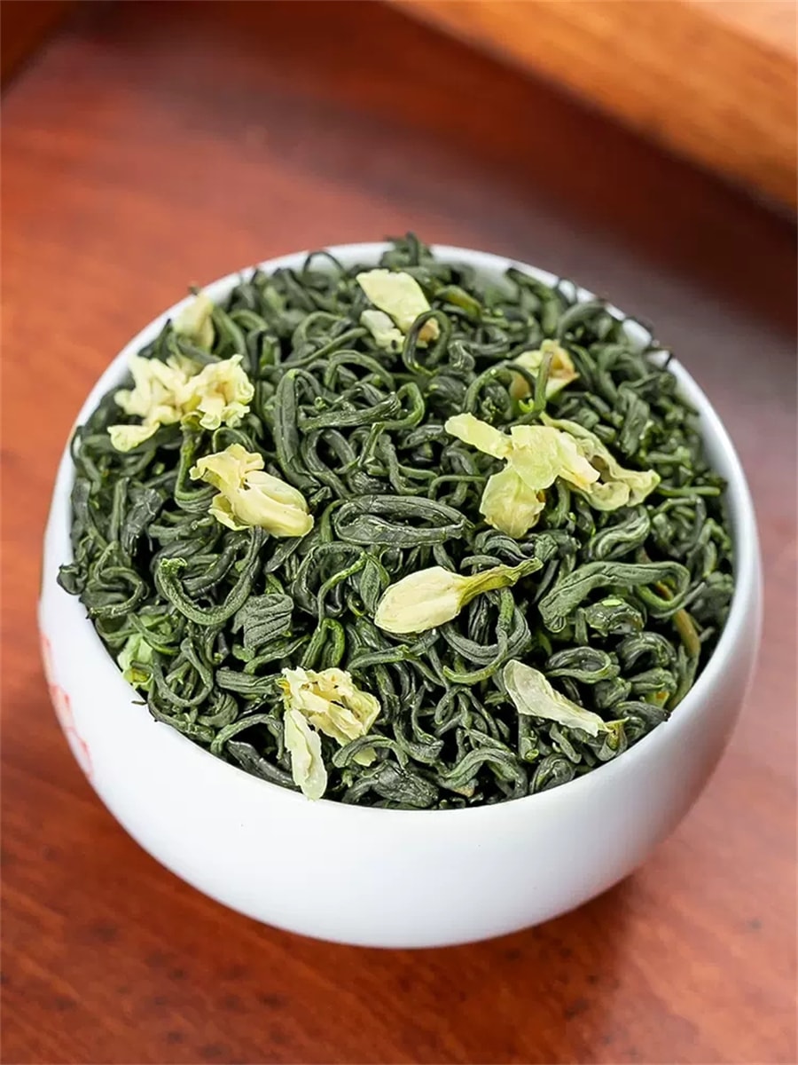 【中國直郵】 中閩峰州 飄雪茉莉花茶特級濃香型2025新茶葉散裝木桶禮盒裝 500g/桶