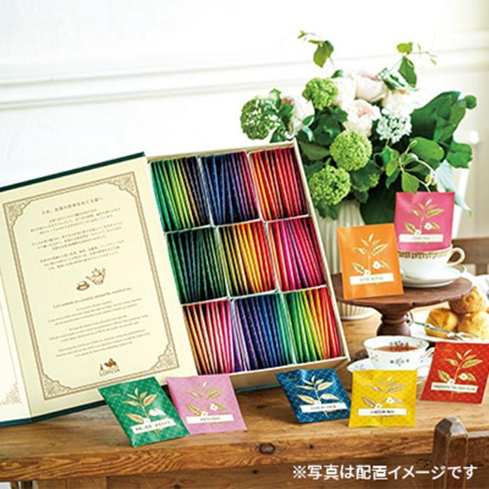 【日本直邮】日本 LUPICIA 绿碧茶园  茶书  100包 茶包