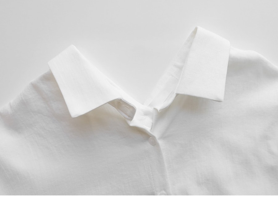 【韩国直邮】CHERRYKOKO 韩国知性宽松后纽扣设计衬衫 象牙色 均码