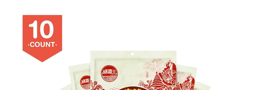 【超值裝】螺霸王 螺螄粉 麻辣味 315g*10袋
