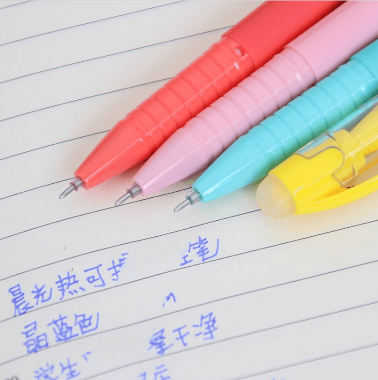 改款淘汰[中國直郵]晨光文具(M&G) 老師教師系列 熱可擦中性筆 AKPA9007 晶藍0.38mm 盒裝 12支/盒