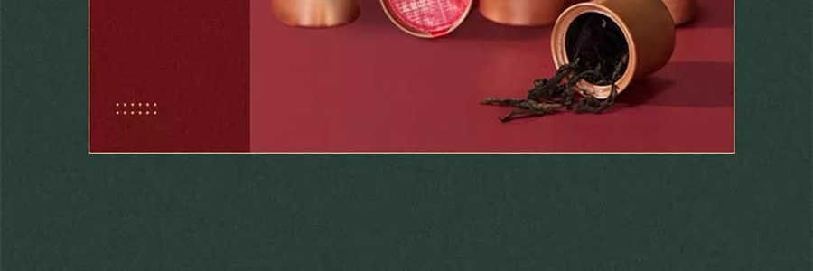 【預售】【預計1月中發貨】【亞米獨家】沈大成 多柿如意糕點禮盒 300g【柿福奶黃果6枚+泉州德化瓷器茶具1套+大紅袍武夷岩茶8罐】【上海特產】【年祥貨禮盒】