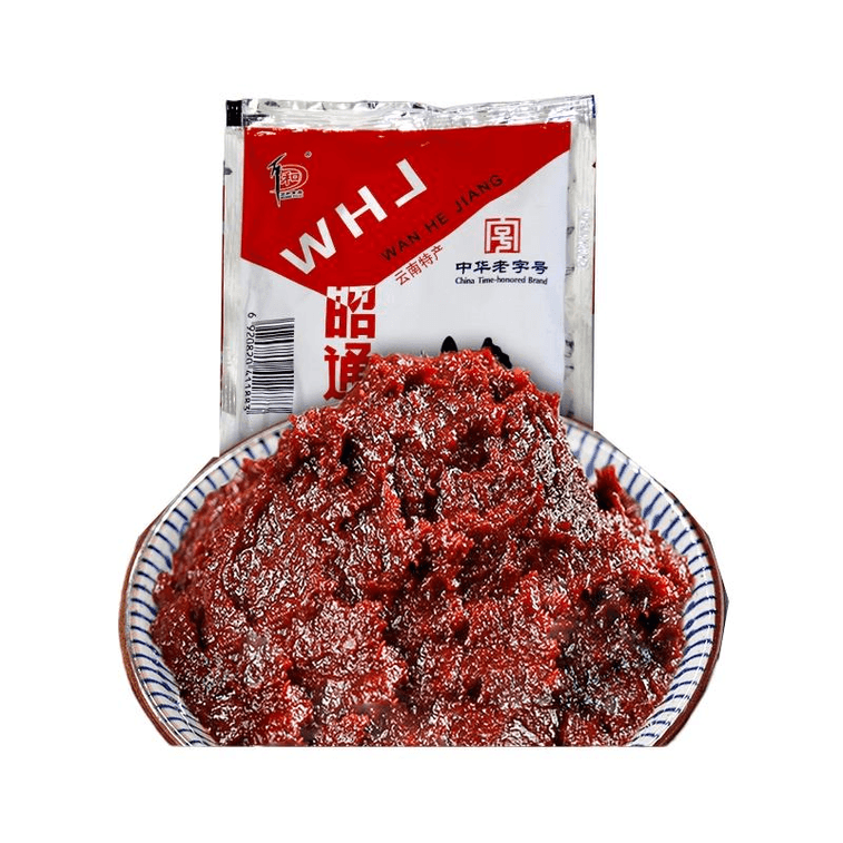 【中國直郵】 萬和 昭通醬 150g*1袋 雲南特產商用豆瓣醬餌塊醬調味