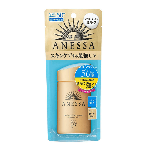 ANESSA Perfect UV Sunscreen Skincare Milk Gold Normal Skin SPF50+ PA++++ 60ml