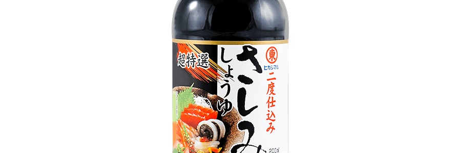 日本HIGASHIMARU 刺身醬油 200ml【日料壽司鮭魚沾料】